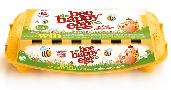 Happy Egg Co limited edition 'Bee Happy' packs
