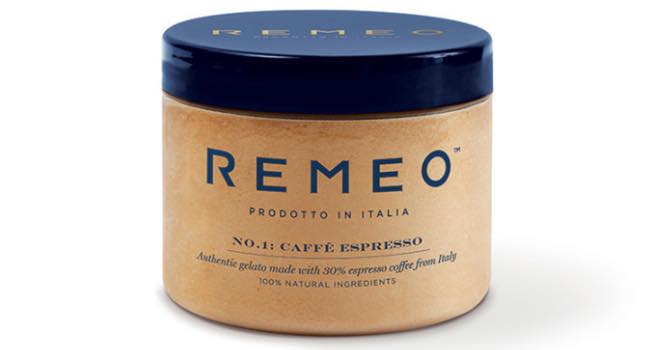 Remeo launches gelato in jars, including Caffé Espresso