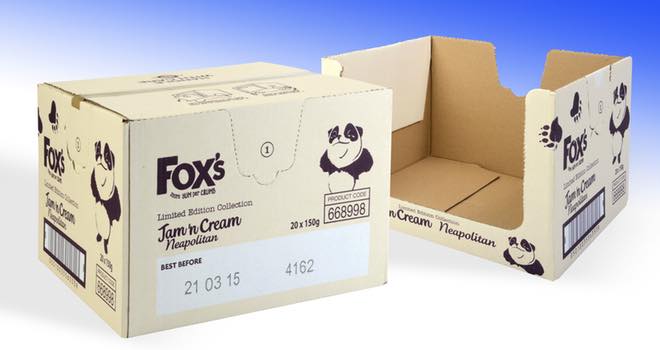 Fox's Biscuits replaces case coders with TJ500 thermal jet printers
