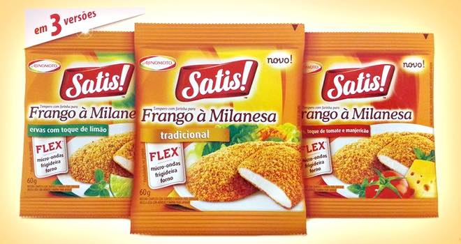 Ajinomoto Brazil launches Satis! seasoning for milanesa