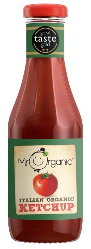 Mr Organic Tomato Ketchup in Original, Smoky and Chilli flavours