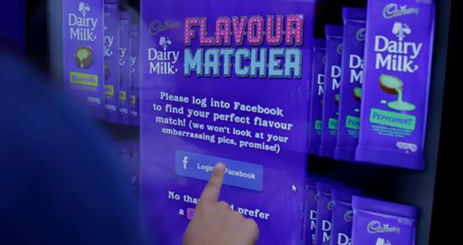 Cadbury's Joy Generator Facebook-powered vending machine