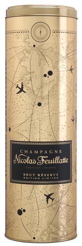 Crown launches luxury tins for Nicolas Feuillatte Champagne brand