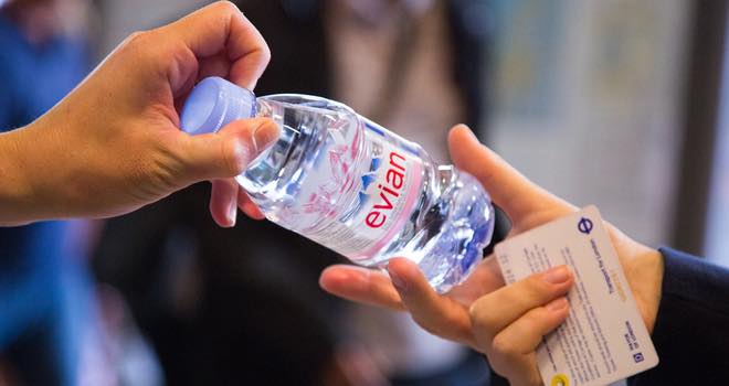 Free Evian helps Tube travellers beat dehydration