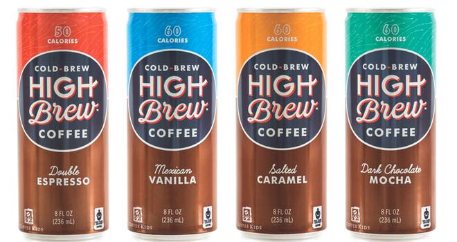 High Brew Coffee launches premium cold brew coffee drinks
