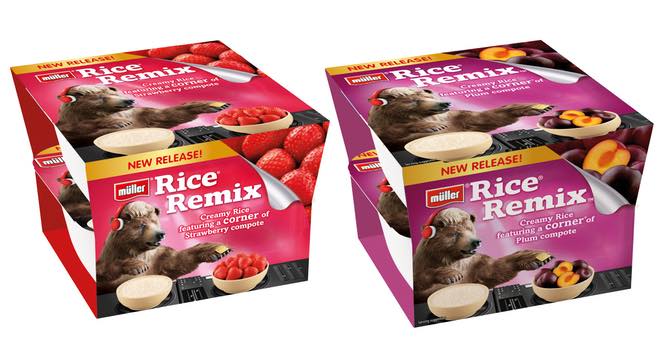Müller separates the rice from the fruit with Müller Rice Remix