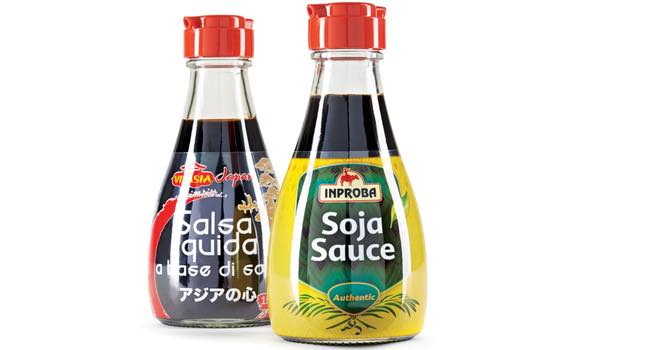 New bottle design for Inproba's soy sauce
