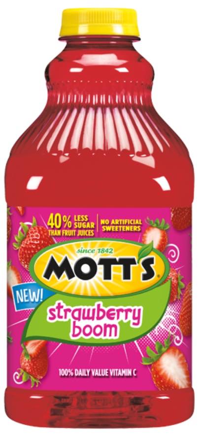 Mott’s Strawberry Boom soft drink