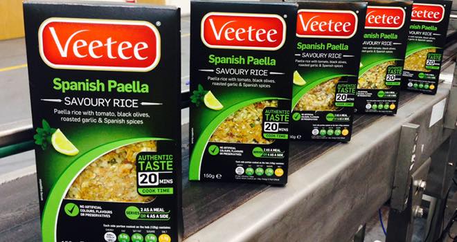 Veetee Foods launches internationally inspired Savoury Rice range
