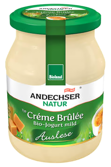 Andechser Natur Crème Brulee Bio-Jogurt Mild