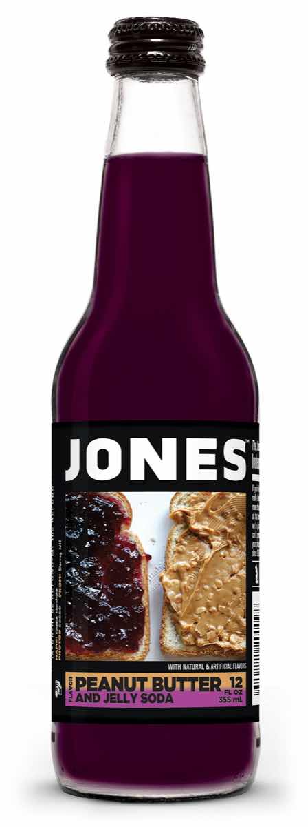 Jones Soda peanut butter and jelly soda