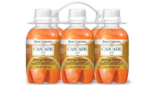 Cascade Ice sparkling drinks available in 7oz slim bottle