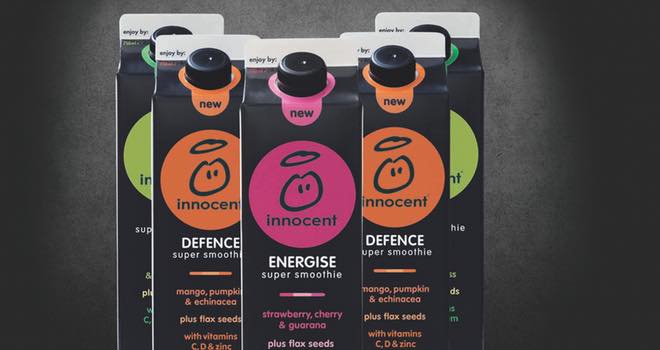 Innocent smoothies in 750ml take-home cartons
