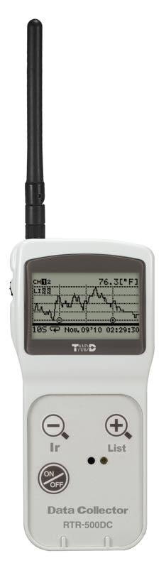 RTR-500DC wireless handheld data collector by T&D Corporation