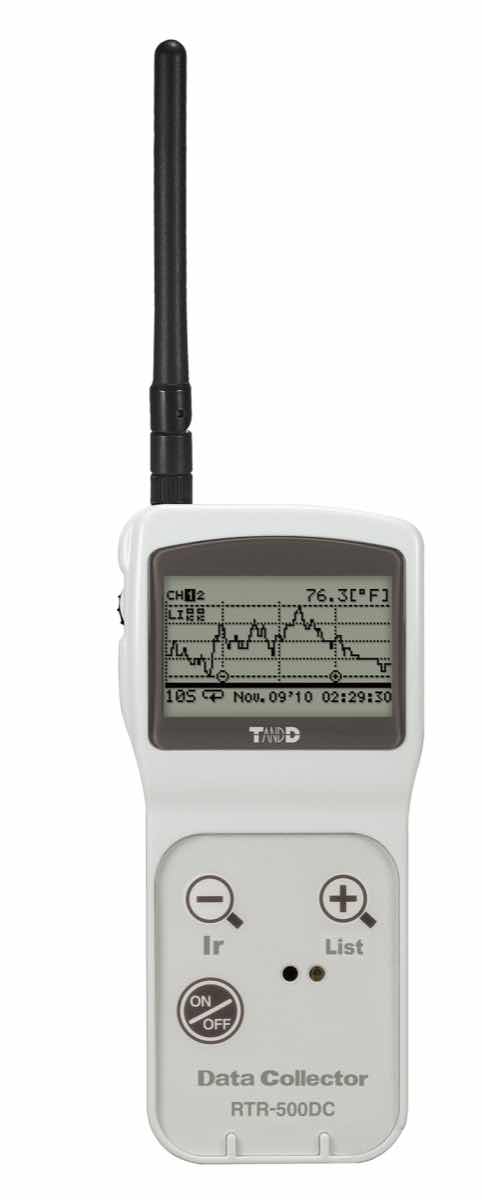 RTR-500DC wireless handheld data collector by T&D Corporation
