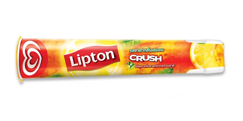 Unilever has united the forces of two of its biggest brands to offer a new treat for ice tea lovers: Wall's Lipton Crush.