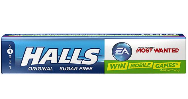 Halls teams up with EA Games for on-pack promotion
