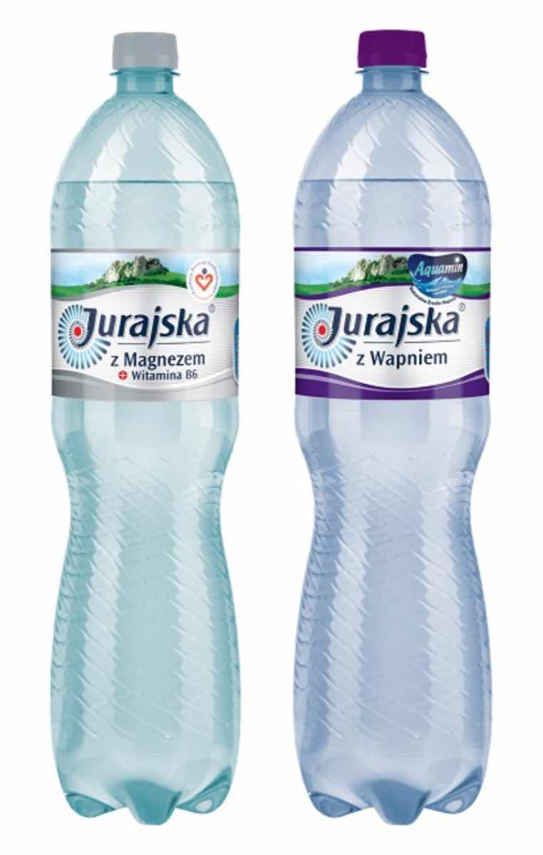 Jurajska mineral waters with magnesium and calcium