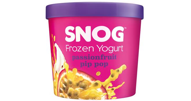 Snog Frozen Yogurt mini pots for at-home market