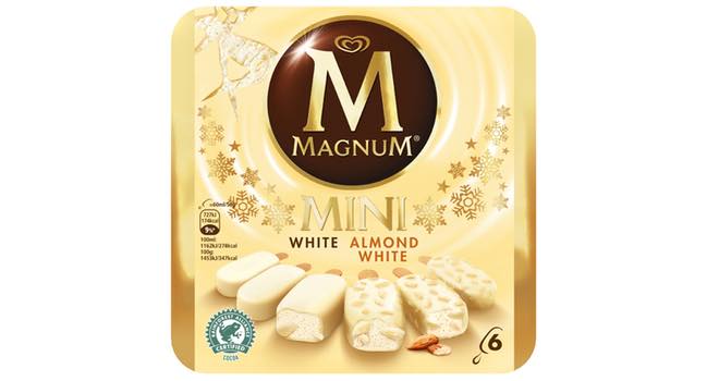 Magnum Minis White & White Almond from Unilever UK