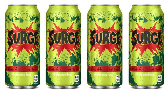Coke brings back discontinued Surge brand thanks to lobbying fans