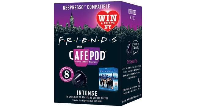 CaféPod special edition Nespresso-compatible capsules celebrates Friends