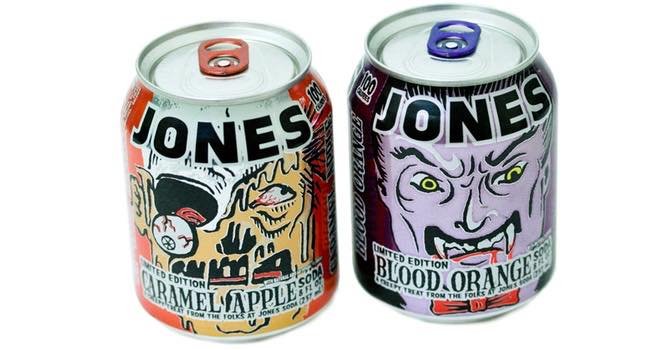 Vampire Blood Orange and Zombie Caramel Apple by Jones Soda for Halloween