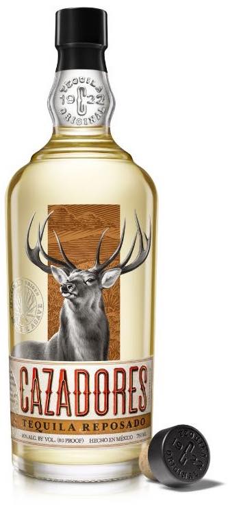Redesigned packaging for Tequila Cazadores