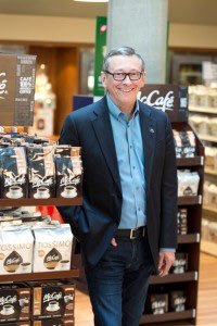 John E Betts, president and CEO of McDonald's Canada, unveils new McCafé lineup to launch at retail locations across Canada.