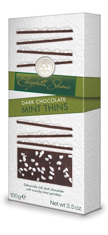 Elizabeth Shaw Dark Chocolate Mint Thins