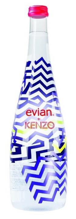 Evian and Kenzo unveil limited edition water bottle
