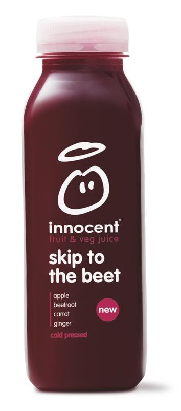 Cold pressed fruit and vegetable juices from Innocent