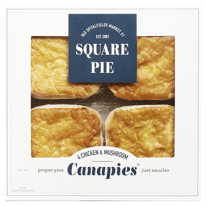 Mini Canapies from London's Square Pie