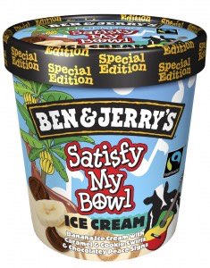 Ben & Jerry's Satisfy My Bowl ice cream from Unilever UK.