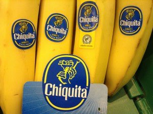 Chiquita bananas and logo. Photo by Mike Mozart, Flickr Creative Commons.