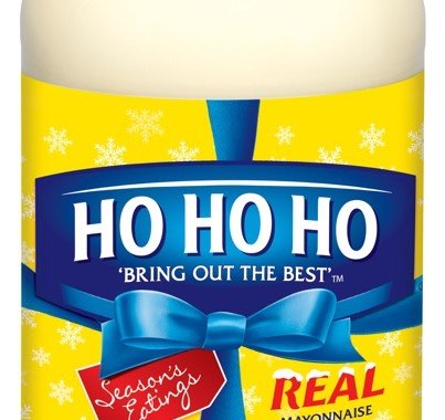 Hellmann’s Christmas Real Mayonnaise special edition jar