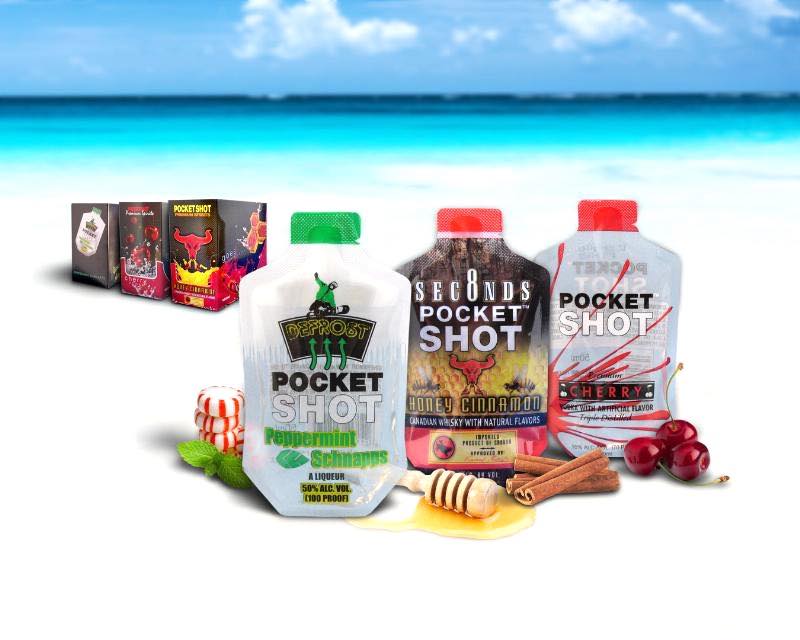 New flavours in Pocket Shot single-serve alcohol pouch range