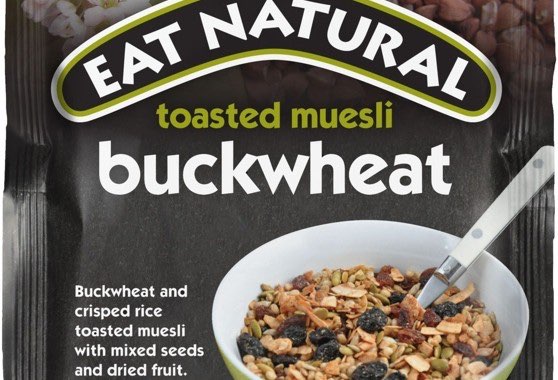 Eat Natural Toasted Muesli with Buckwheat in single-serve sachet