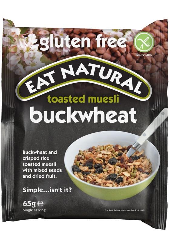 Eat Natural Toasted Muesli with Buckwheat in single-serve sachet