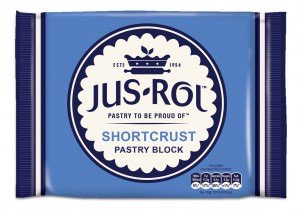Jus-Rol shortcrust pastry, redesigned by The Collaborators.
