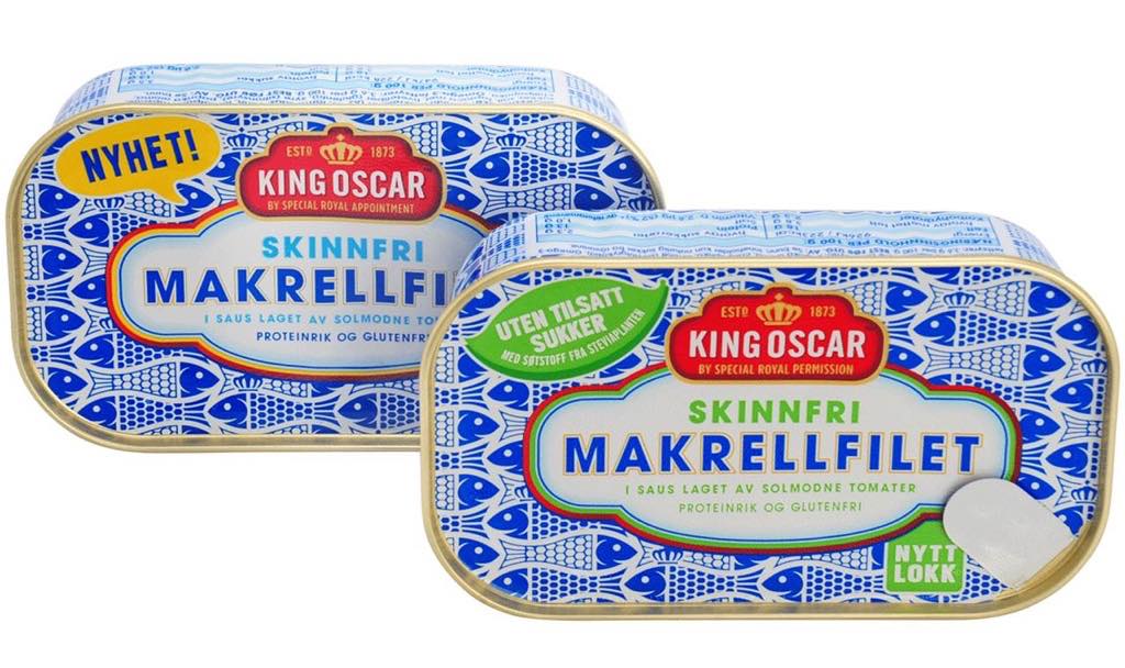 King Oscar chooses Ardagh's Easy Peel aluminium closure for mackerel can