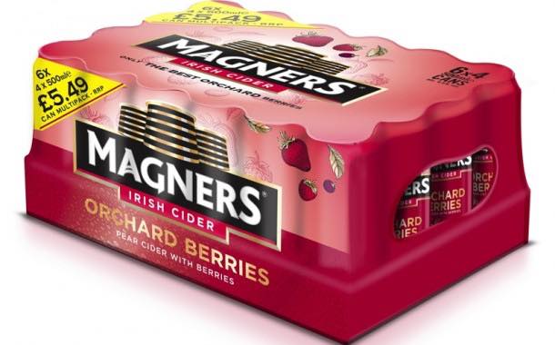 Magners unveils Orchard Berries Pear Cider in price-marked packs