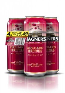 Magners Orchard Berries Pear Cider cans.