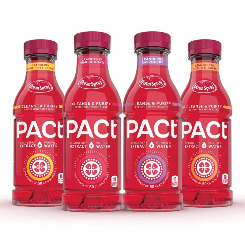 Ocean Spray reveals Pact Cranberry Extract & Purified Water