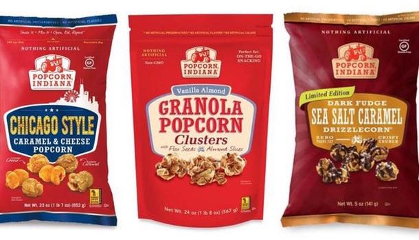 New innovations from Popcorn, Indiana, including Granola Popcorn Clusters