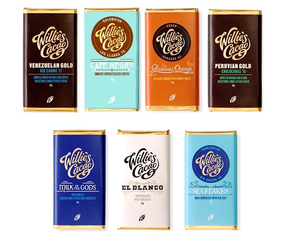 Willie's Cacao introduces 26g impulse range of chocolate bars