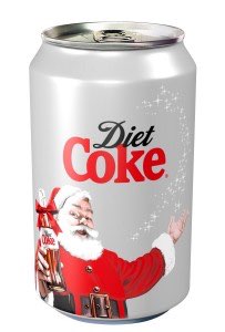 Diet Coke Santa Claus. Coca-Cola Christmas campaign for 2014