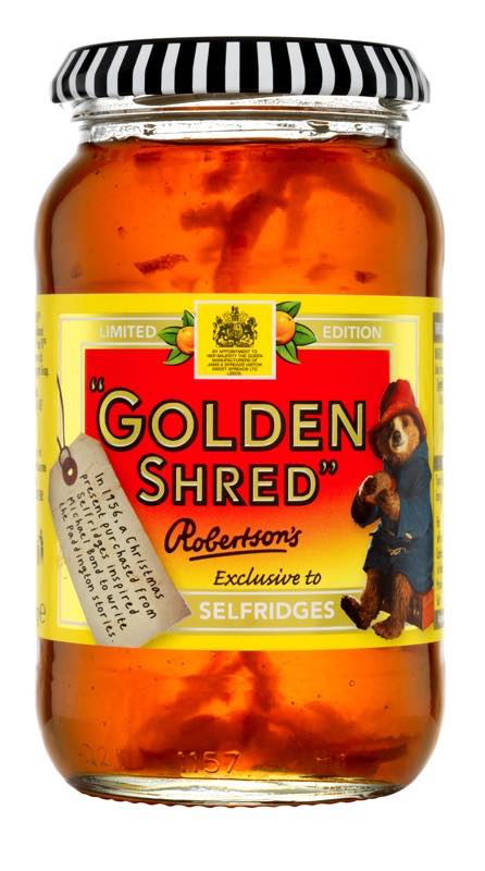 Robertson's limited edition Paddington Bear Golden Shred marmalade