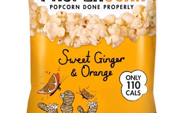 Propercorn launches Sweet Ginger & Orange flavour