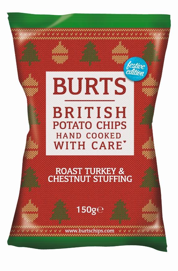 Burts Potato Chips introduces Roast Turkey & Chestnut Stuffing flavour